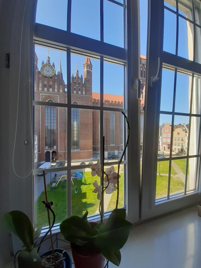 Apartment In Old Town - View Of Mariacki Church Gdansk Exterior foto